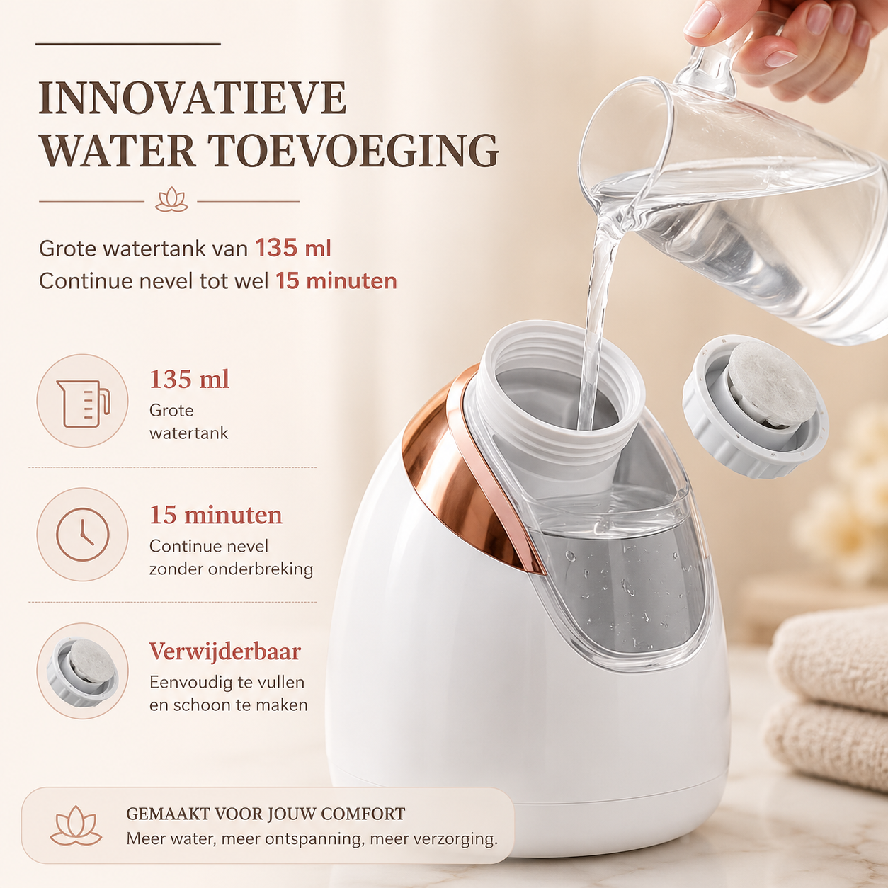 Muchavo GlowMist™ – Luxe Nano Gezichtsstomer voor een Stralende Huid