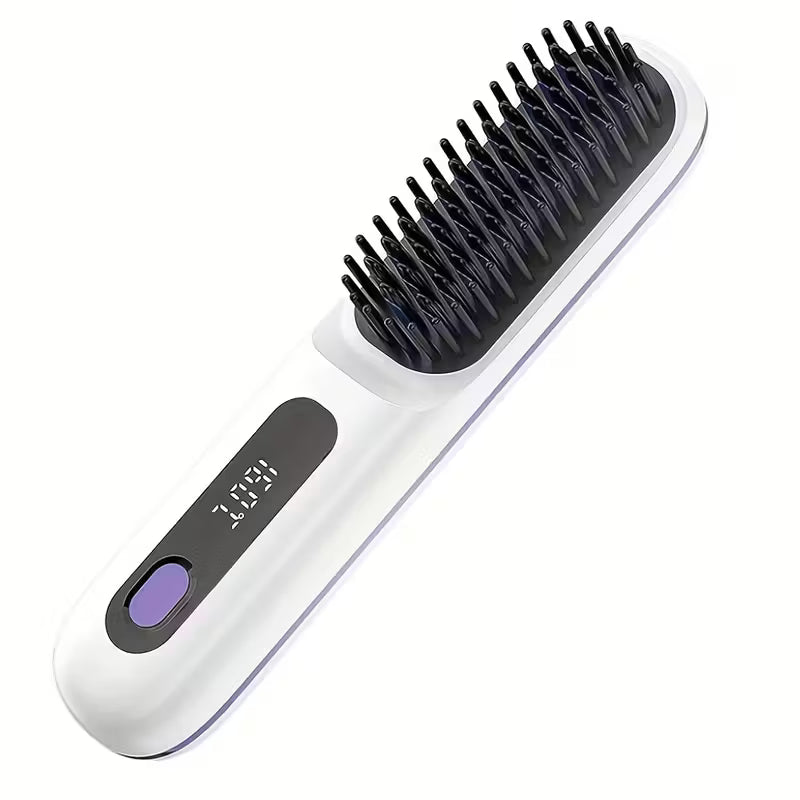 Muchavo SmoothBrush™ – Draadloze Haarstijlborstel voor Glad en Verzorgd Haar