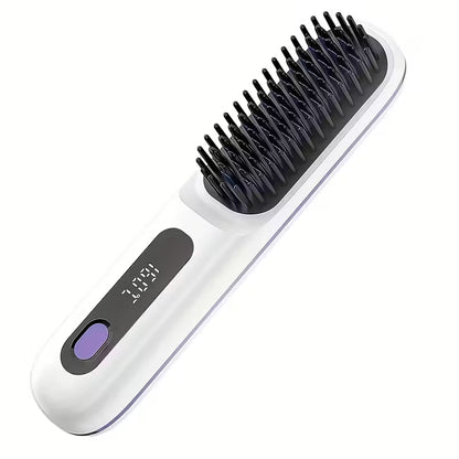Muchavo SmoothBrush™ – Draadloze Haarstijlborstel voor Glad en Verzorgd Haar