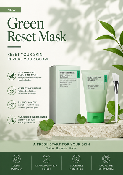 Green Reset Mask™ – Zuiverend Clay Masker