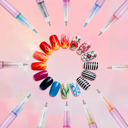 Muchavo Nailfluence™ - Nail Art Pen Set