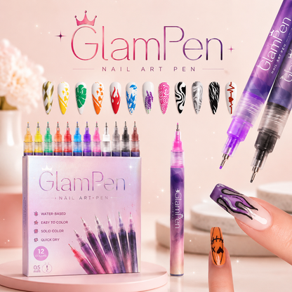 GlamPen™ Nail Art Pen Set - Professionele Nageldesigns Thuis