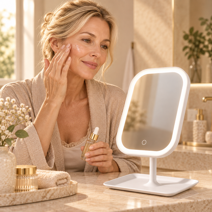 Muchavo GlowMirror™ – Oplaadbare LED-make-upspiegel