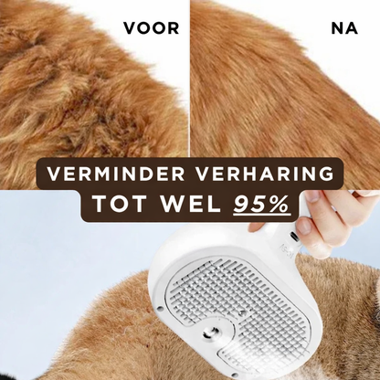 FurMist Pro™ – Slimme Stoomborstel voor Huisdieren