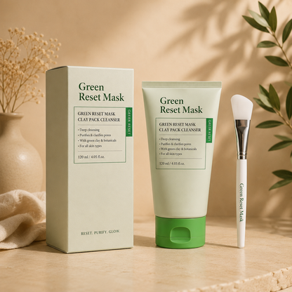 Muchavo Green Reset Mask™ – Zuiverend Clay Masker